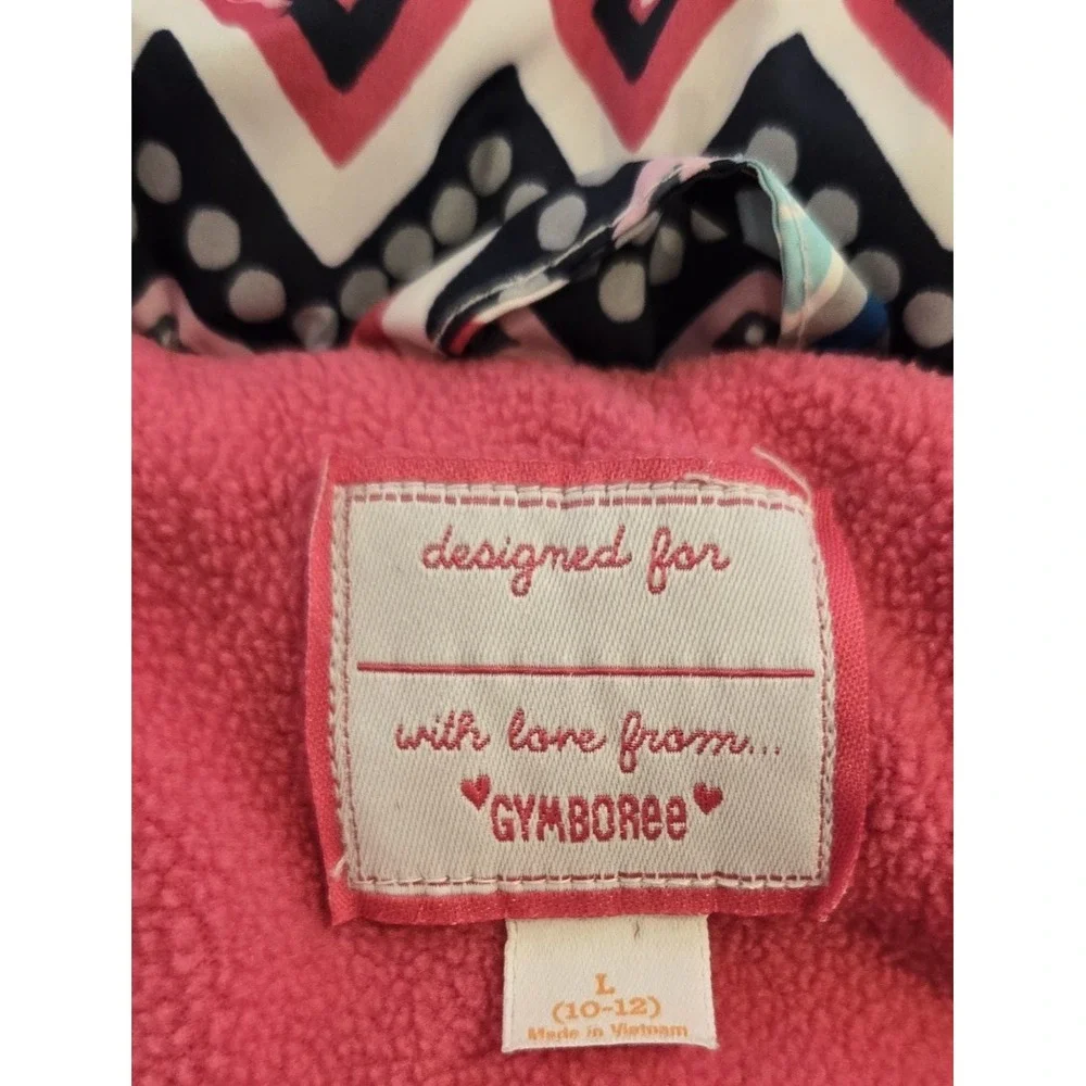Gymboree Girl's Fleece Lined Puffer Coat Vest w/‎ Pockets Size L (10-12)